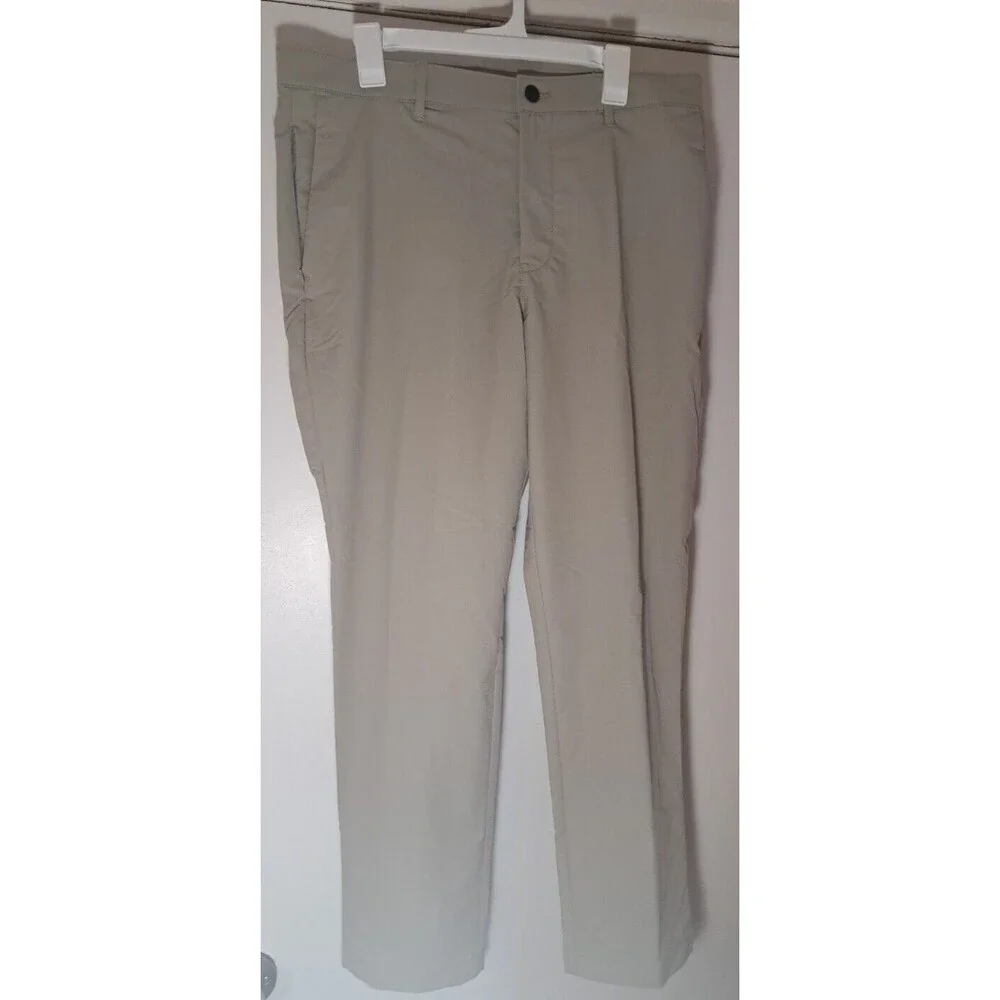 Banana Republic Men's Tan/Beige Pants 36x30 Tapered Mid-Rise Chino Comfort